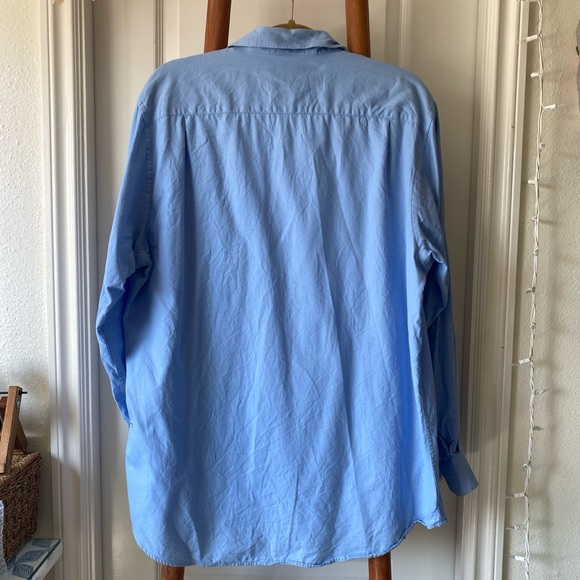 Four various blue and patterned button ups - Picture 5 of 8